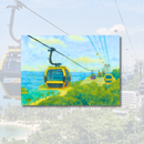 Singapore Postcard - Sentosa Cable Car