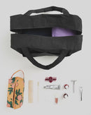 Dopp Kit - Black and Cream Gingham