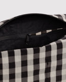 Dopp Kit - Black and Cream Gingham