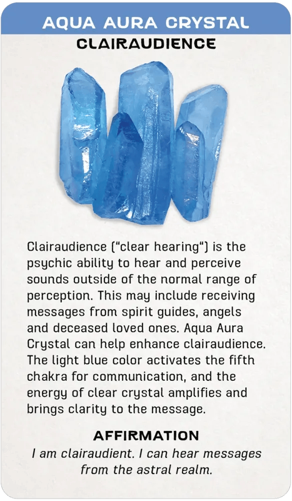 Crystal Blessing Cards