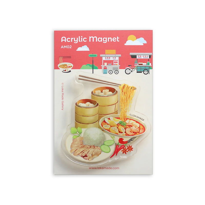Singapore Acrylic Magnet - The Asian Favorites