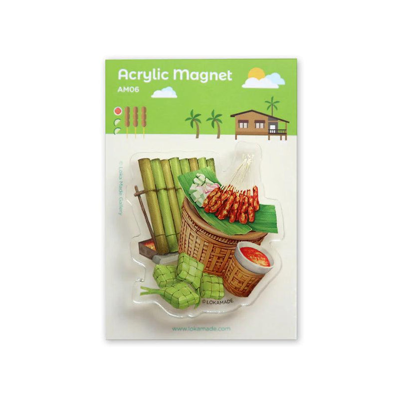 Singapore Acrylic Magnet - Malay Traditional Taste