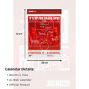 2026 A3 Deluxe Calendar - Arsenal FC (Pre-Order Arrives End Nov)