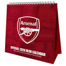 2026 Desk Easel Calendar - Arsenal FC (Pre-Order Arrives End Nov)