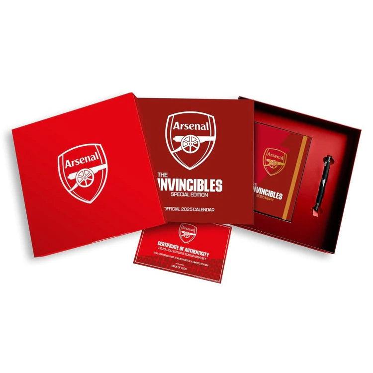Arsenal FC 2025 Calendar & Diary Musical Gift Box