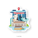 Luggage Sticker - The Heart of Singapore