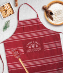 Home Sweet Holidays All-Purpose Apron & Spatula Set - Candy Cane Cocoa