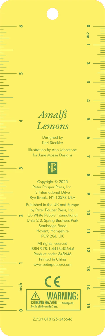 Beaded Bookmark: Amalfi Lemons
