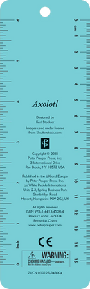 Beaded Bookmark: Axolotl