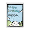 Happy Birthday Congratulations on Another Yr Card