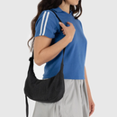 Small Nylon Crescent Bag - Black