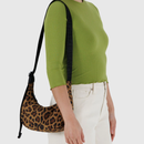 Small Nylon Crescent Bag - Leopard