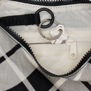 Small Nylon Crescent Bag - Mixed Plaid