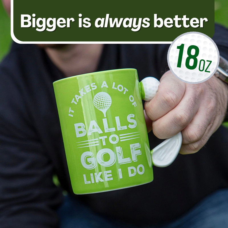Golf Mug -  It Takes Balls (18Oz)