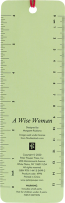 Beaded Bookmark: A wise Women Once Said