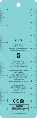 Beaded Bookmark - Cats