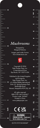 Beaded Bookmark - Mushrooms