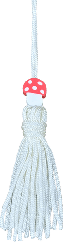 Beaded Bookmark - Mushrooms