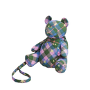Bear Bag - Green Star Plaid