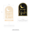Customizable Bismillah Standee One