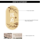 Blissful Prospers Family Name Plaque