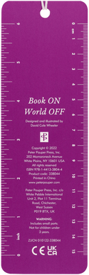 Beaded Bookmark - Book On / World Off