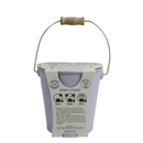 Zinc Pot Wooden Handle - Lavender