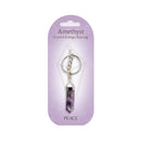 Crystal Energy Keyring - Amethyst