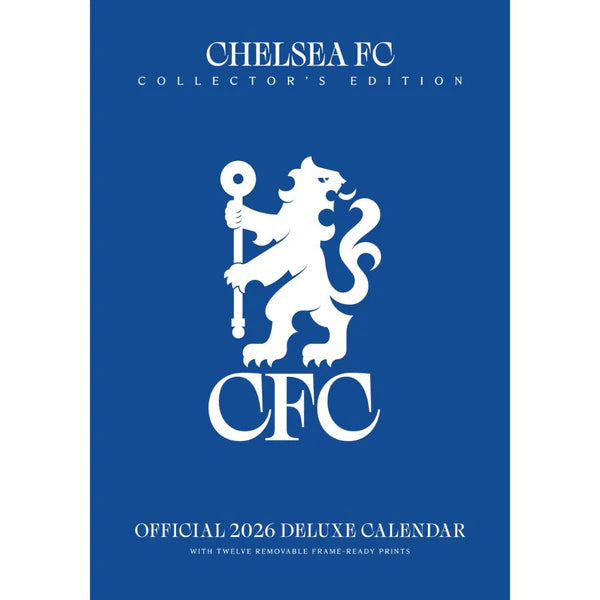 2026 A3 Deluxe Calendar - Chelsea FC (Pre-Order Arrives End Nov)