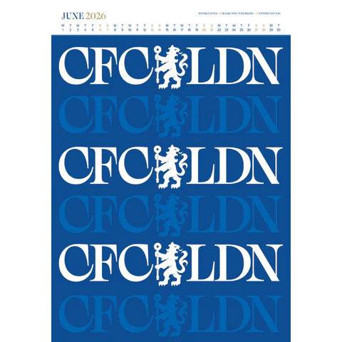 2026 A3 Deluxe Calendar - Chelsea FC (Pre-Order Arrives End Nov)
