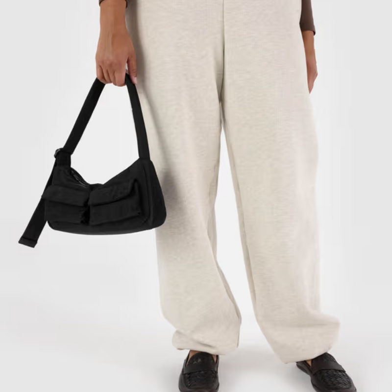 Cargo Shoulder Bag - Black