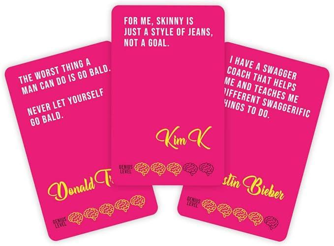 Celebrity Words Of Wisdom Cards