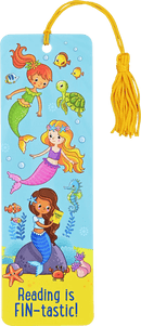 Children's Bookmark - Reading is FIN-tastic!