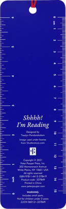 Children's Bookmark - Shhhh! I'm Reading