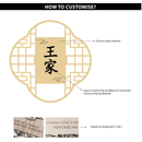 Classic Clover Family Name Plaque