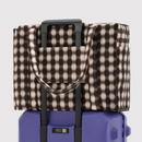 Cloud Carry-on - Blurred Gingham Brown