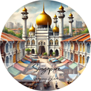 Ceramic Coaster - Kampong Glam