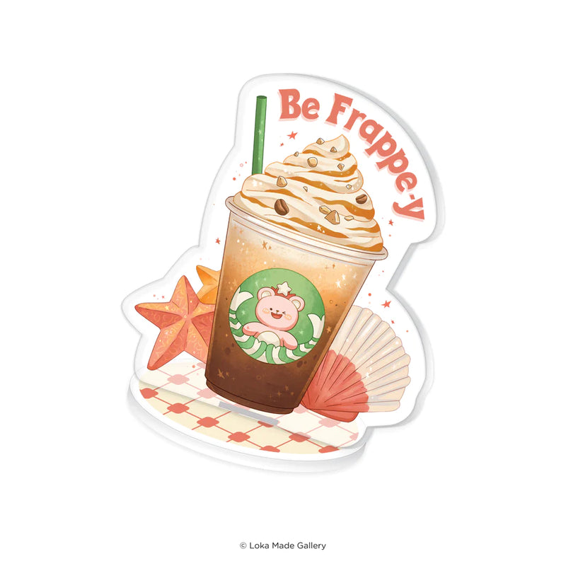 Coffeelogy Standee Rubber Stamp - Be-Frappey