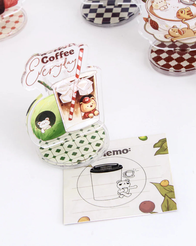 Coffeelogy Standee Rubber Stamp - Coffee Everyday