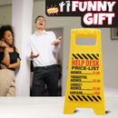 Desk Warning Sign - Help Desk price List UK