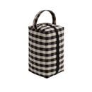 Dopp Kit - Black and Cream Gingham