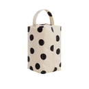Dopp Kit - Cream and Black Polka Dot