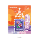 Embroidery Sticker - Singapore Stamp