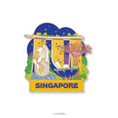 Enamel Magnet - Mystic City Lights