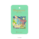 Enamel Magnet - Singapore’s Golden Glimpses