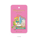 Enamel Magnet - Whimsy in the Lion City