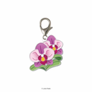 Enamel Charm - Orchid