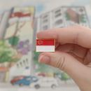 Enamel Pin - Singapore Flag