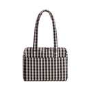 Everyday Cloud Bag - Black and Cream Gingham