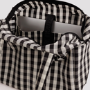 Everyday Cloud Bag - Black and Cream Gingham